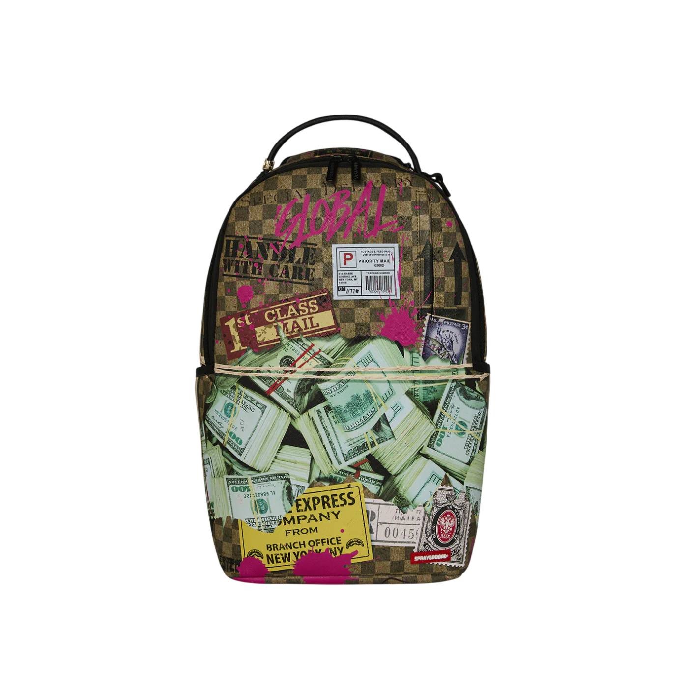 Sprayground - Mochila Marrón para Hombre - Torn Packaging