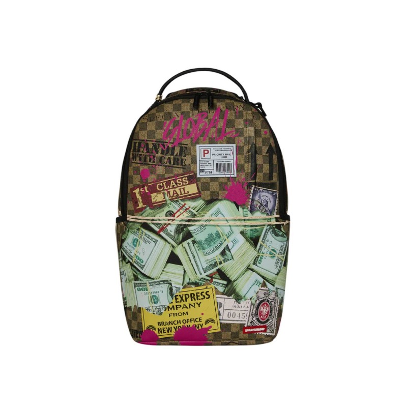 Sprayground - Mochila Marrón para Hombre - Torn Packaging