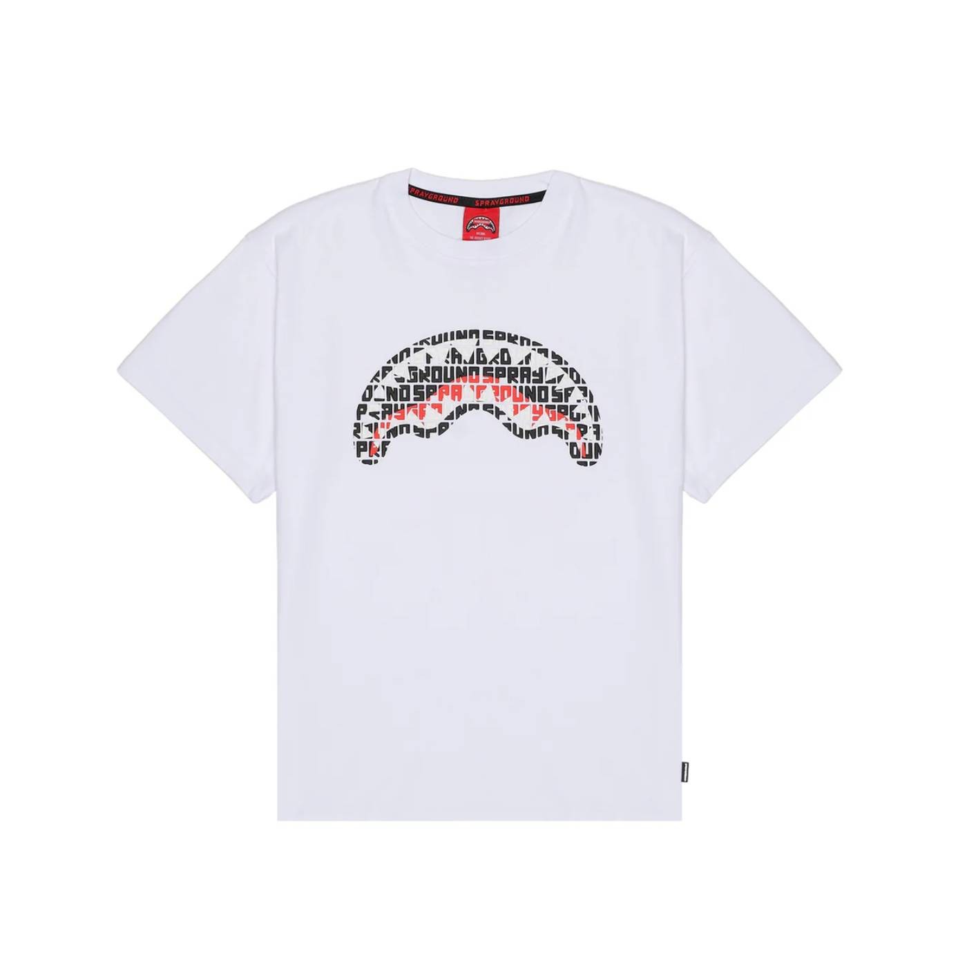 Sprayground - Camiseta Blanca para Hombre - Infinity Shark