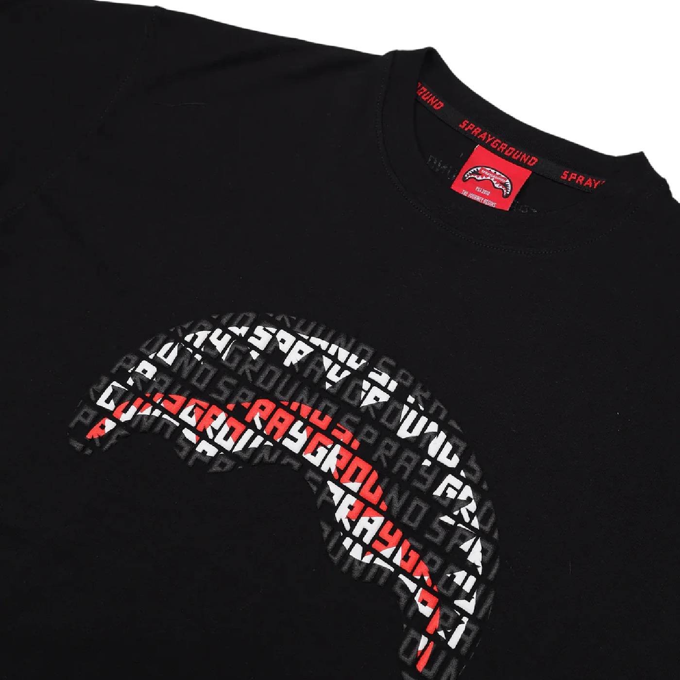 Sprayground - Camiseta Negra para Hombre - Infinity Shark