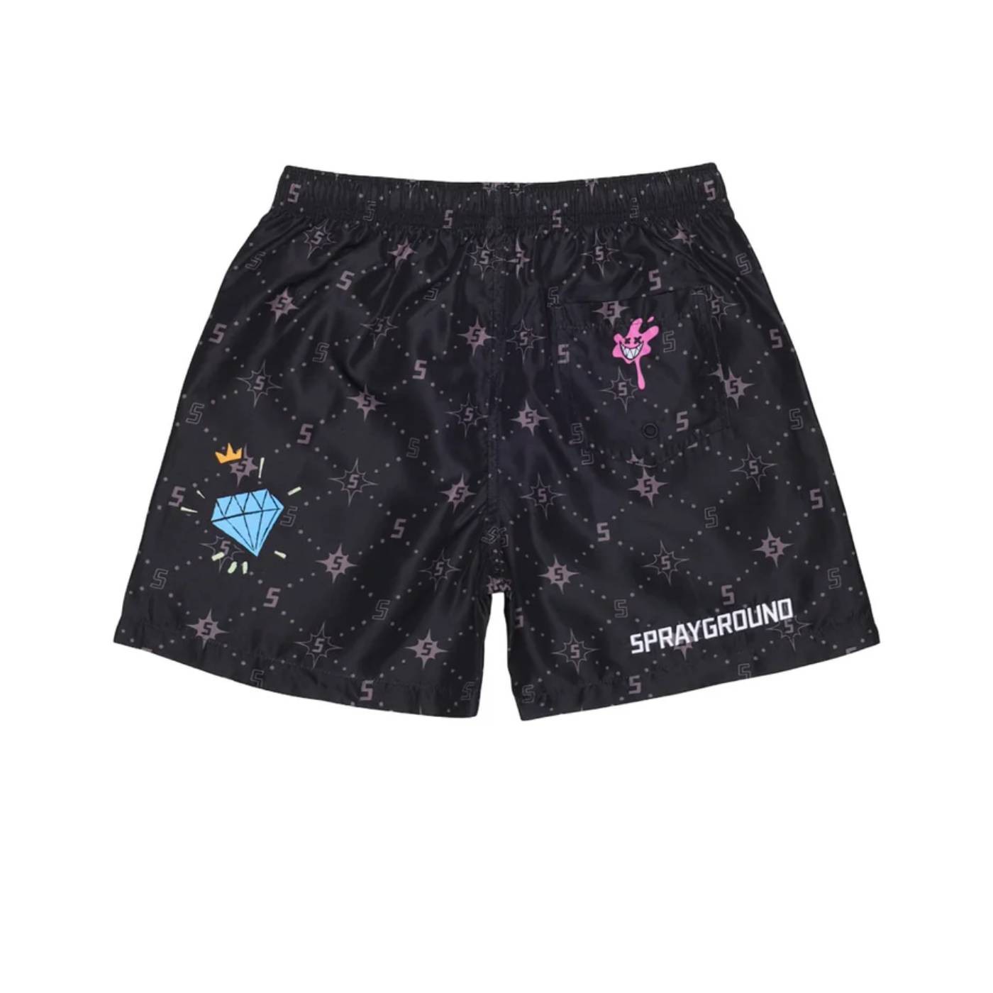 Sprayground - Bañador Negro para Hombre - Create Your World