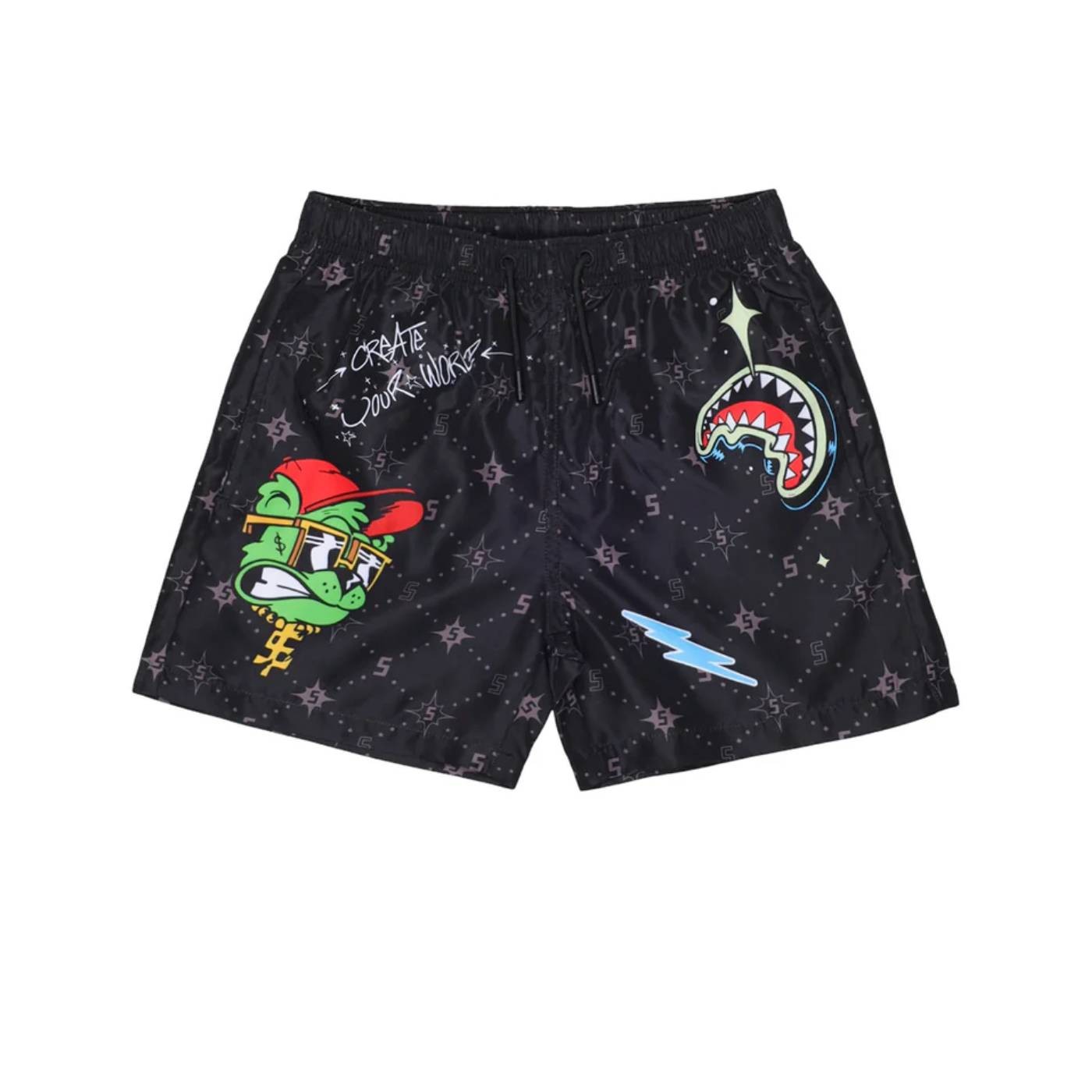 Sprayground - Bañador Negro para Hombre - Create Your World