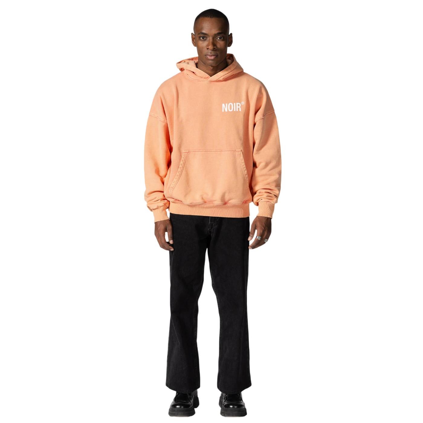 Noir Essence - Sudadera Naranja para Hombre