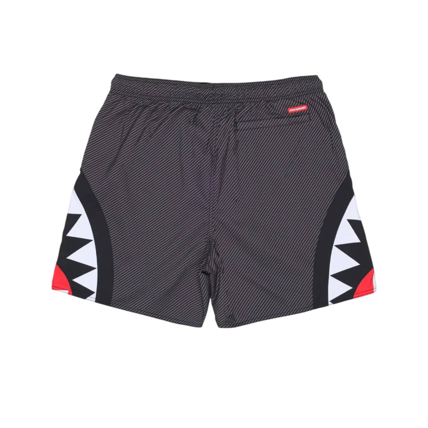 Sprayground - Bañador Gris para Hombre - Beachwear Smooth