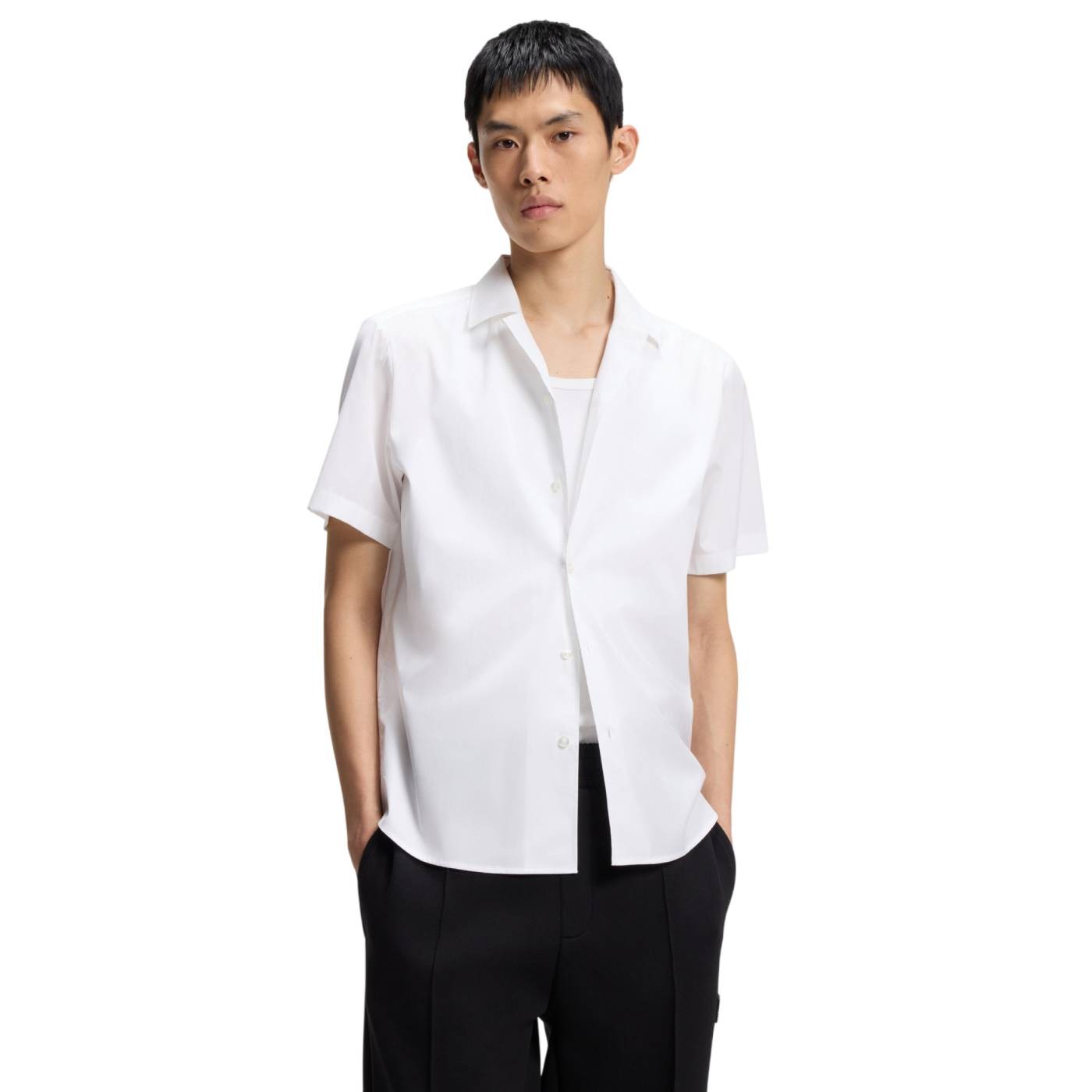 Hugo - Camisa Blanca para Hombre - Ellino