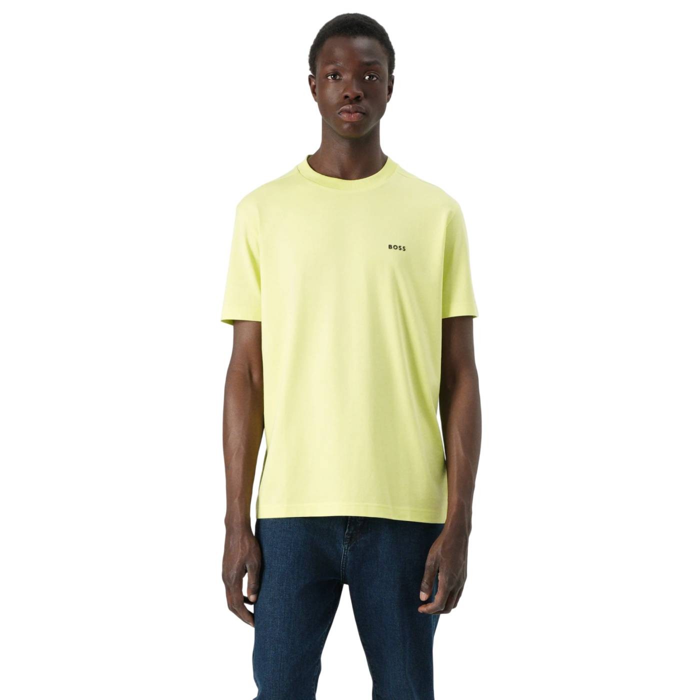 Boss - Camiseta Amarilla para Hombre - Tee