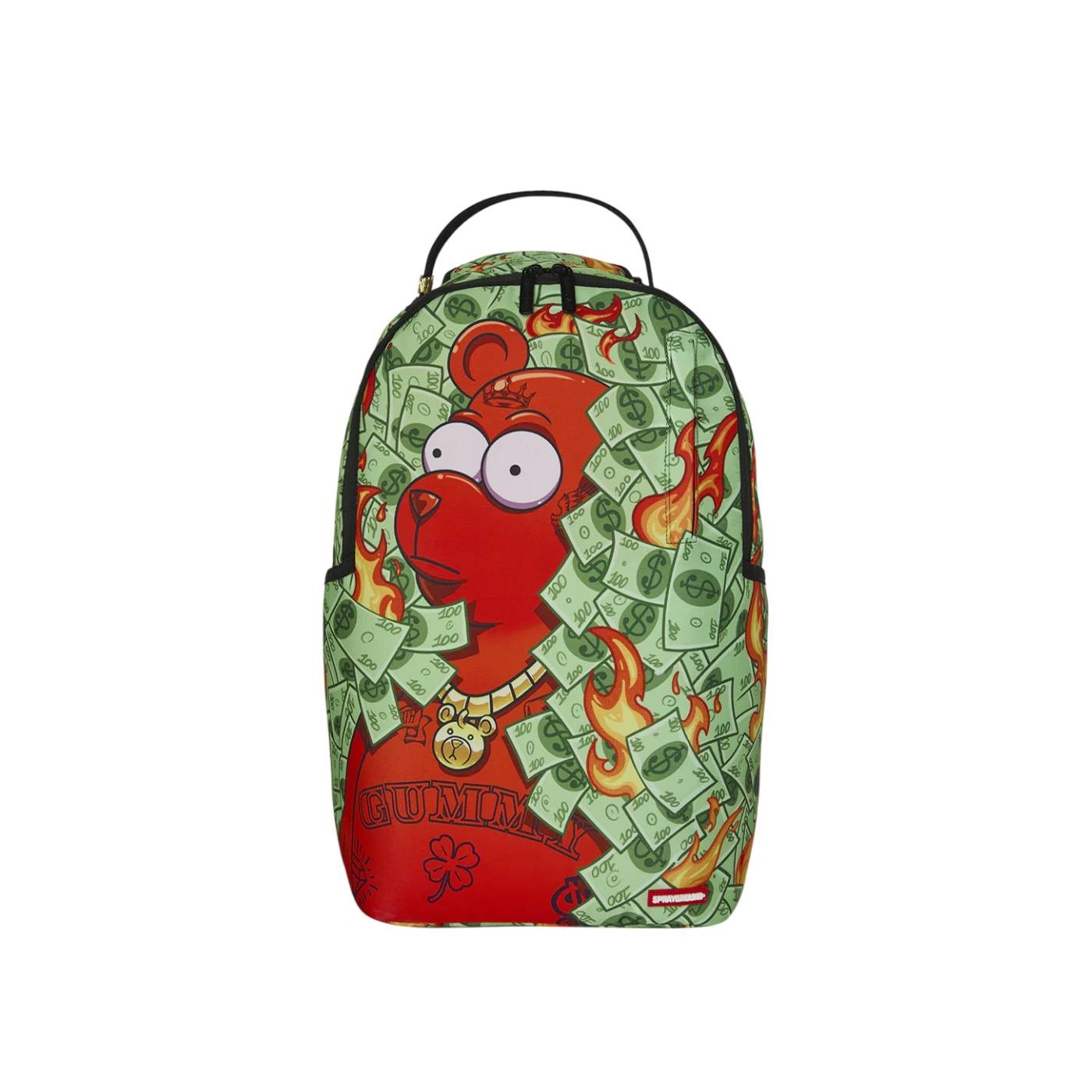 Sprayground - Mochila Verde para Hombre - Diablo Money