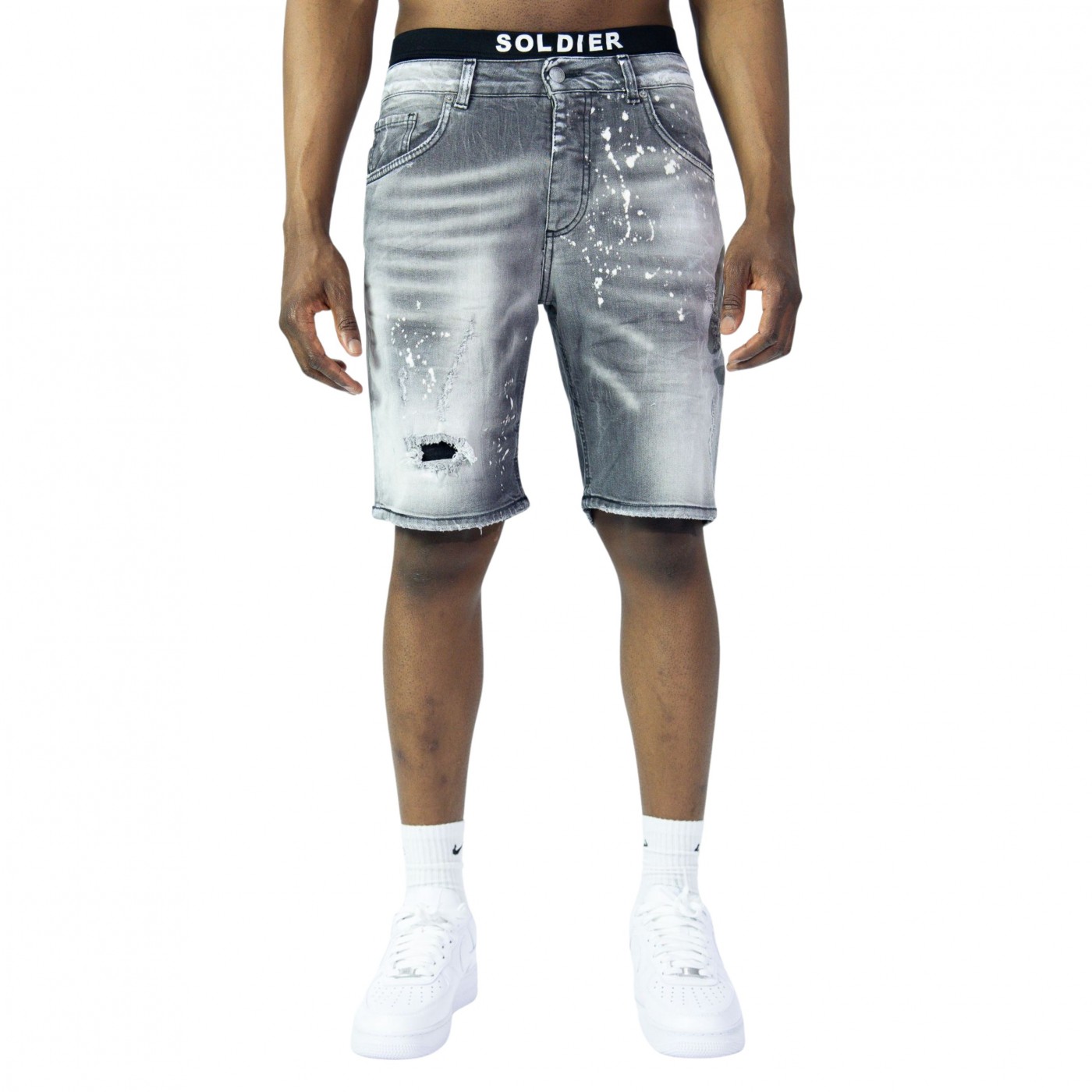 Soldier - Bermudas Vaqueras Grey - 021N