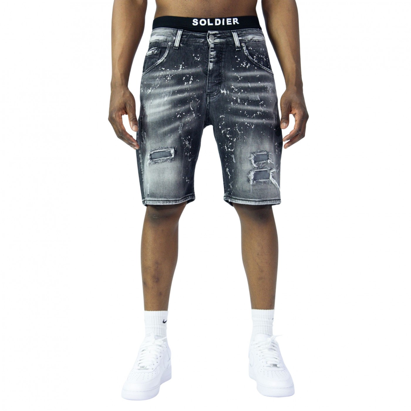 Soldier - Bermudas Vaqueras Grey - 013N