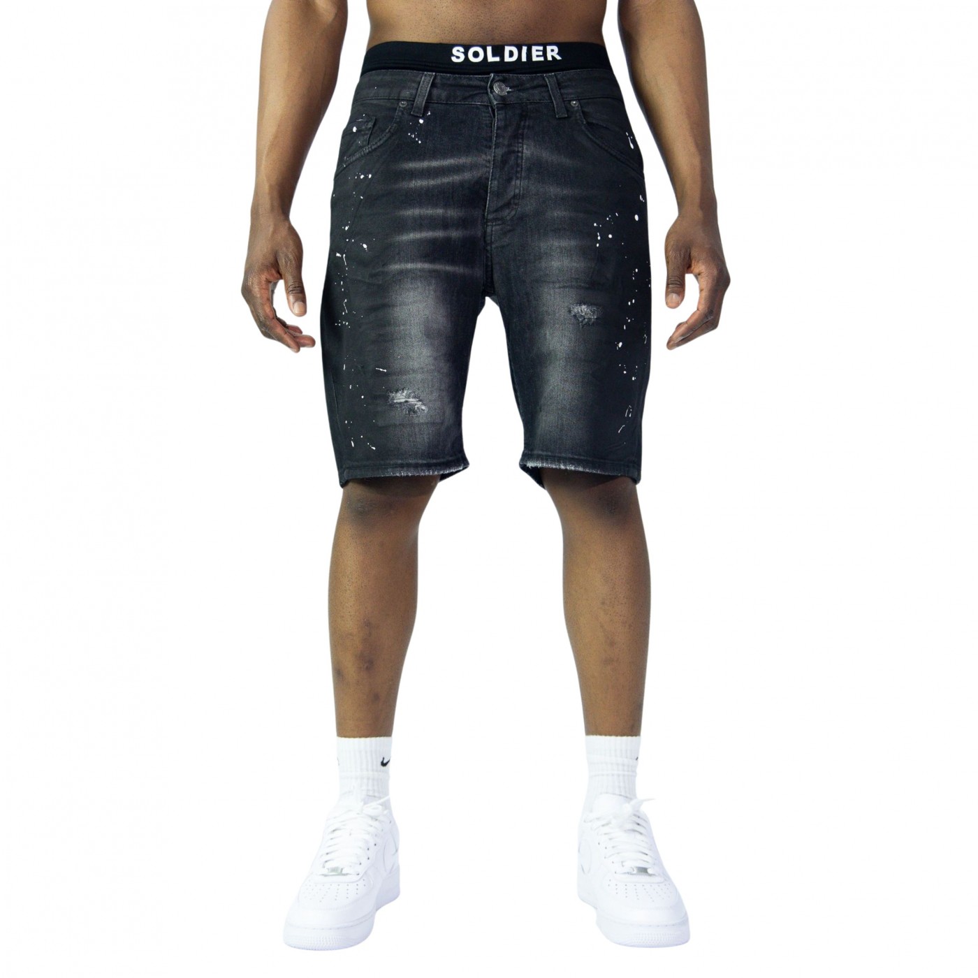 Soldier - Bermudas Vaqueras Black - 014N