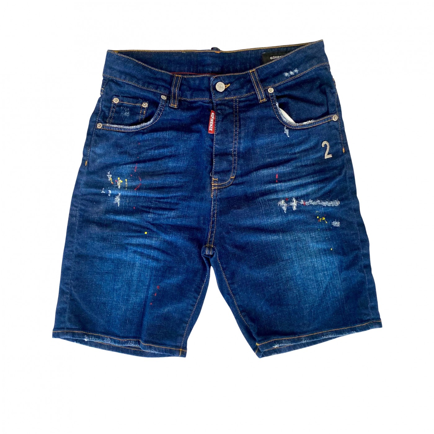 G2firenze - Bermuda Vaquera Dark Blue - Redspot