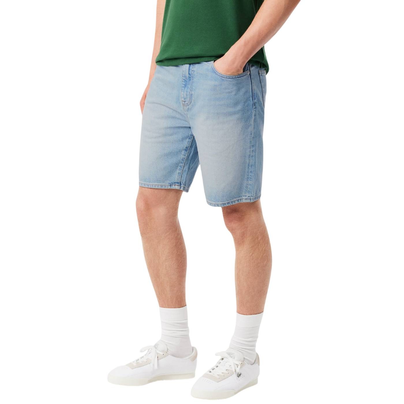 Lacoste - Pantalones Cortos Azules para Hombre