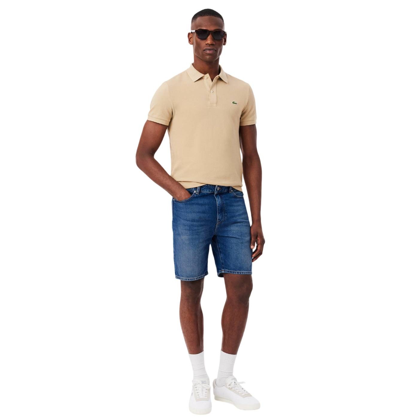Lacoste - Pantalones Cortos Azules para Hombre