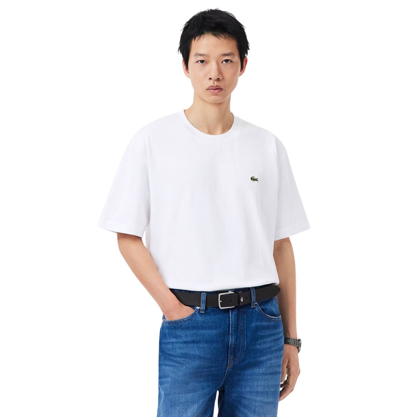Lacoste - Camiseta Blanca para Hombre