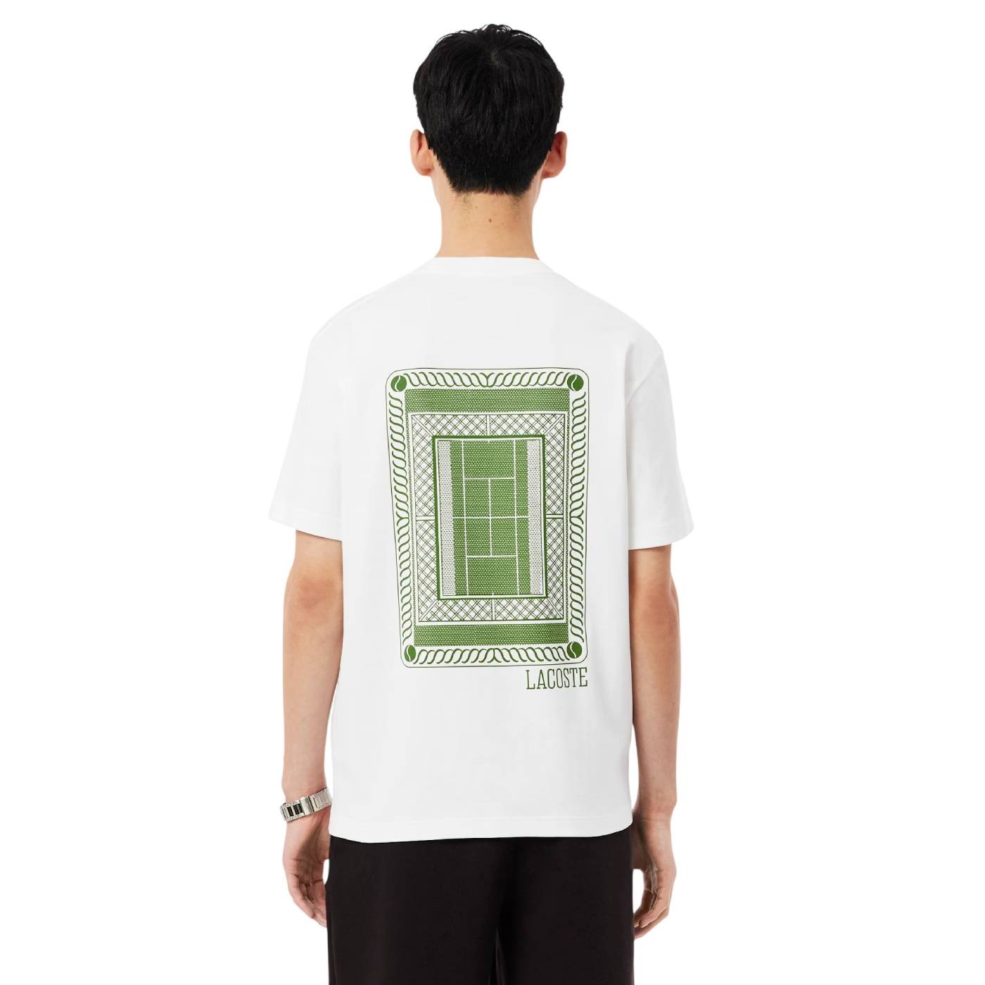 Lacoste - Camiseta Blanca para Hombre