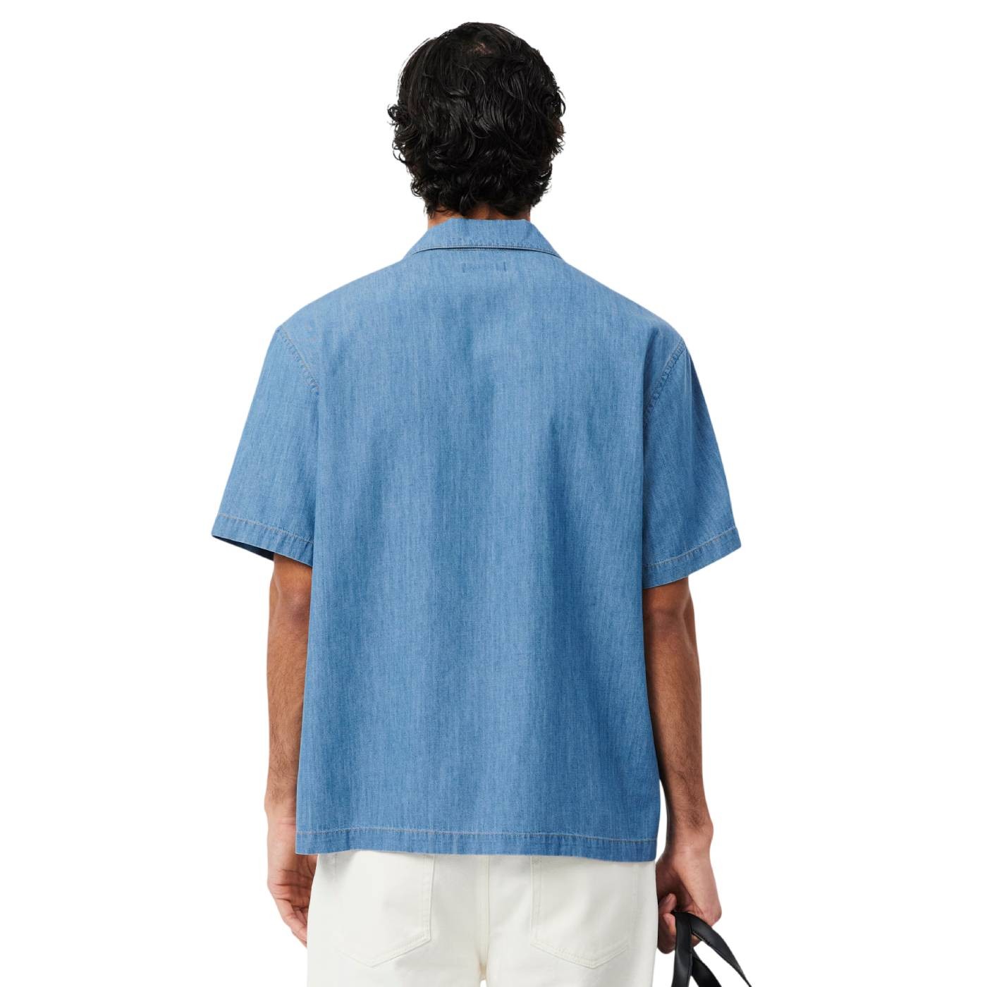 Lacoste - Camisa Azul para Hombre