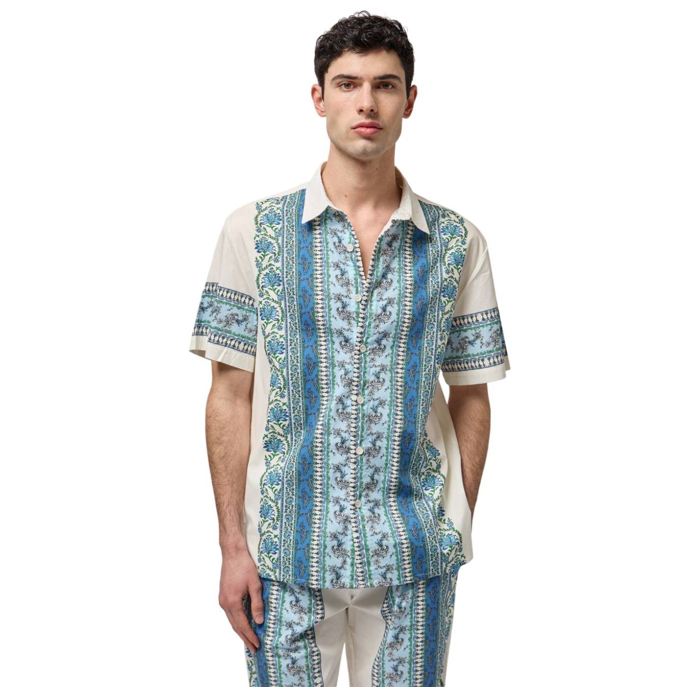 Gianni Lupo - Camisa Azul para Hombre