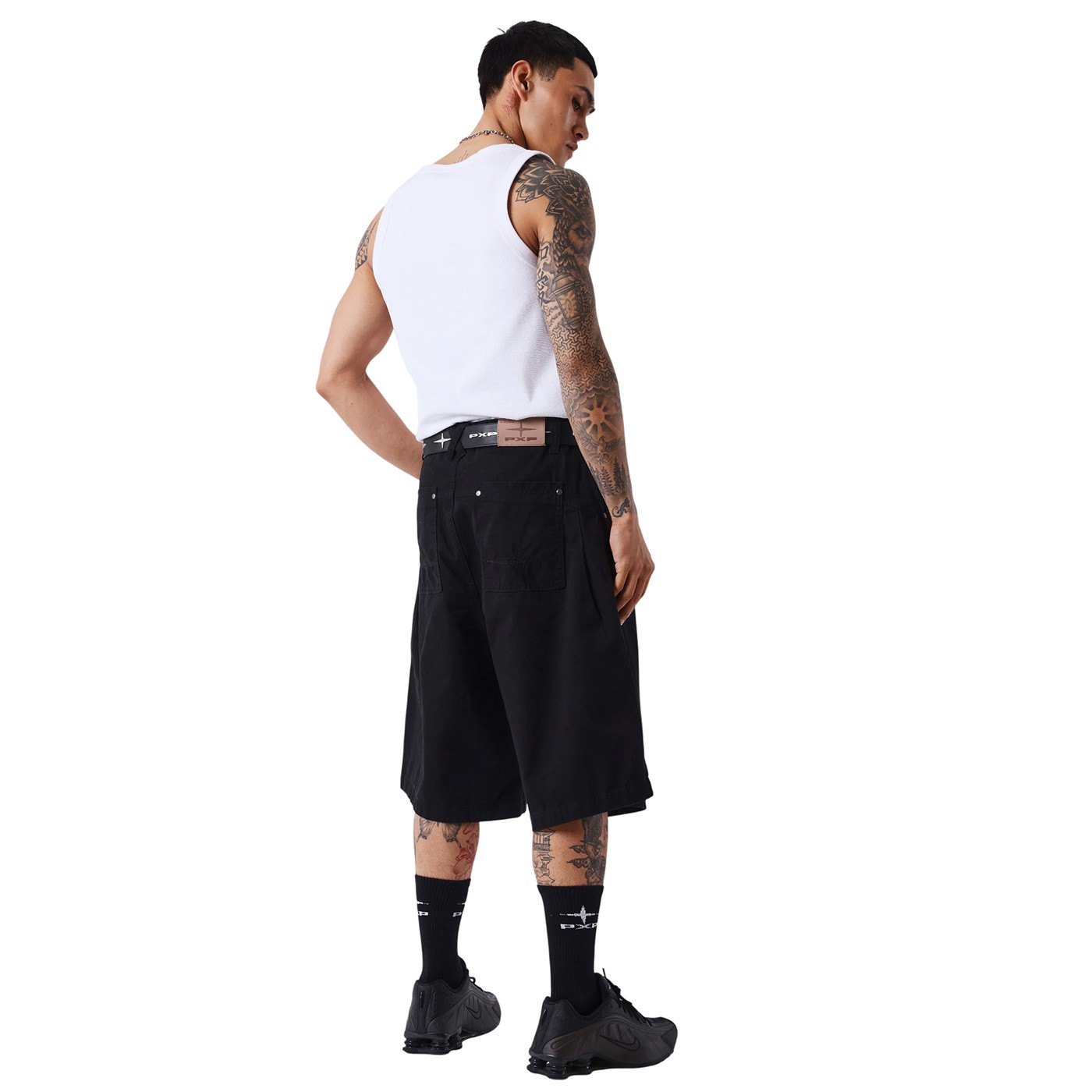 Project x Paris - Bermuda Negra para Hombre