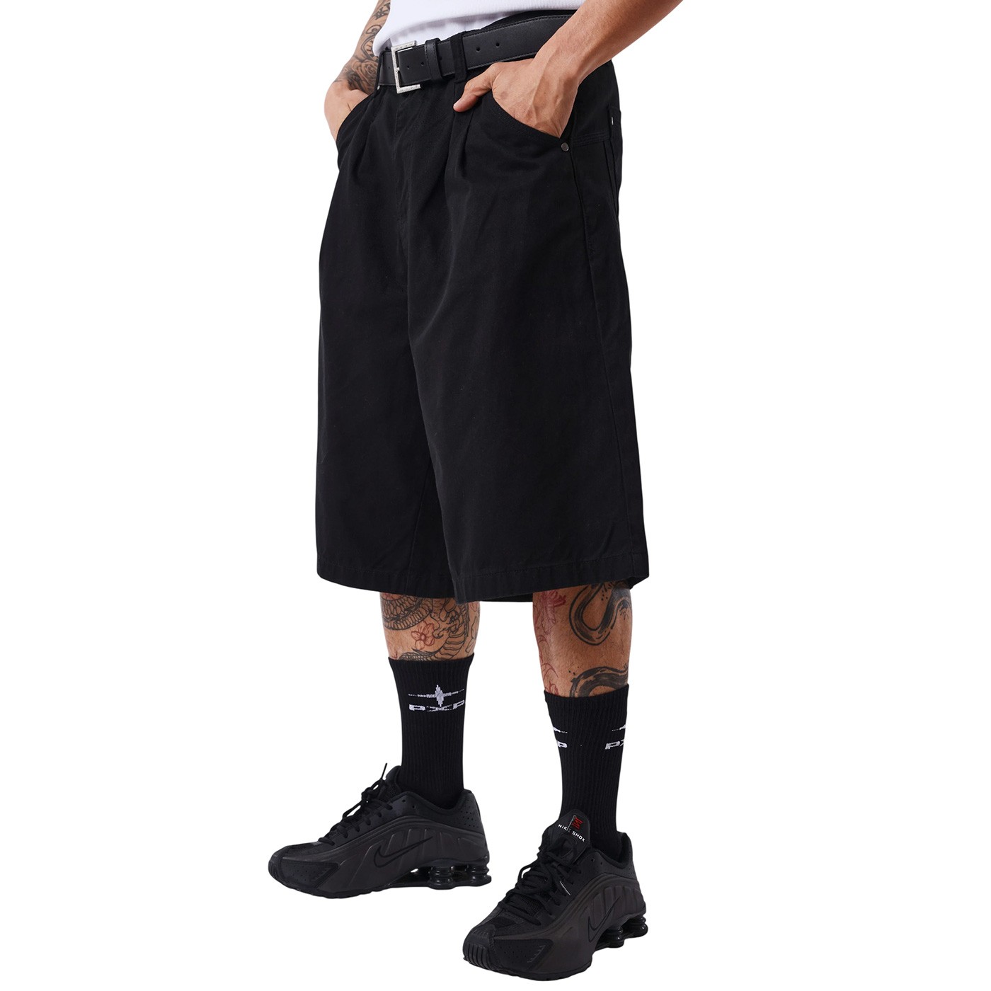 Project x Paris - Bermuda Negra para Hombre