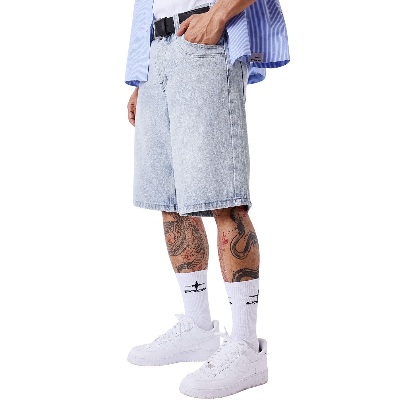 Project x Paris - Bermuda Azul para Hombre
