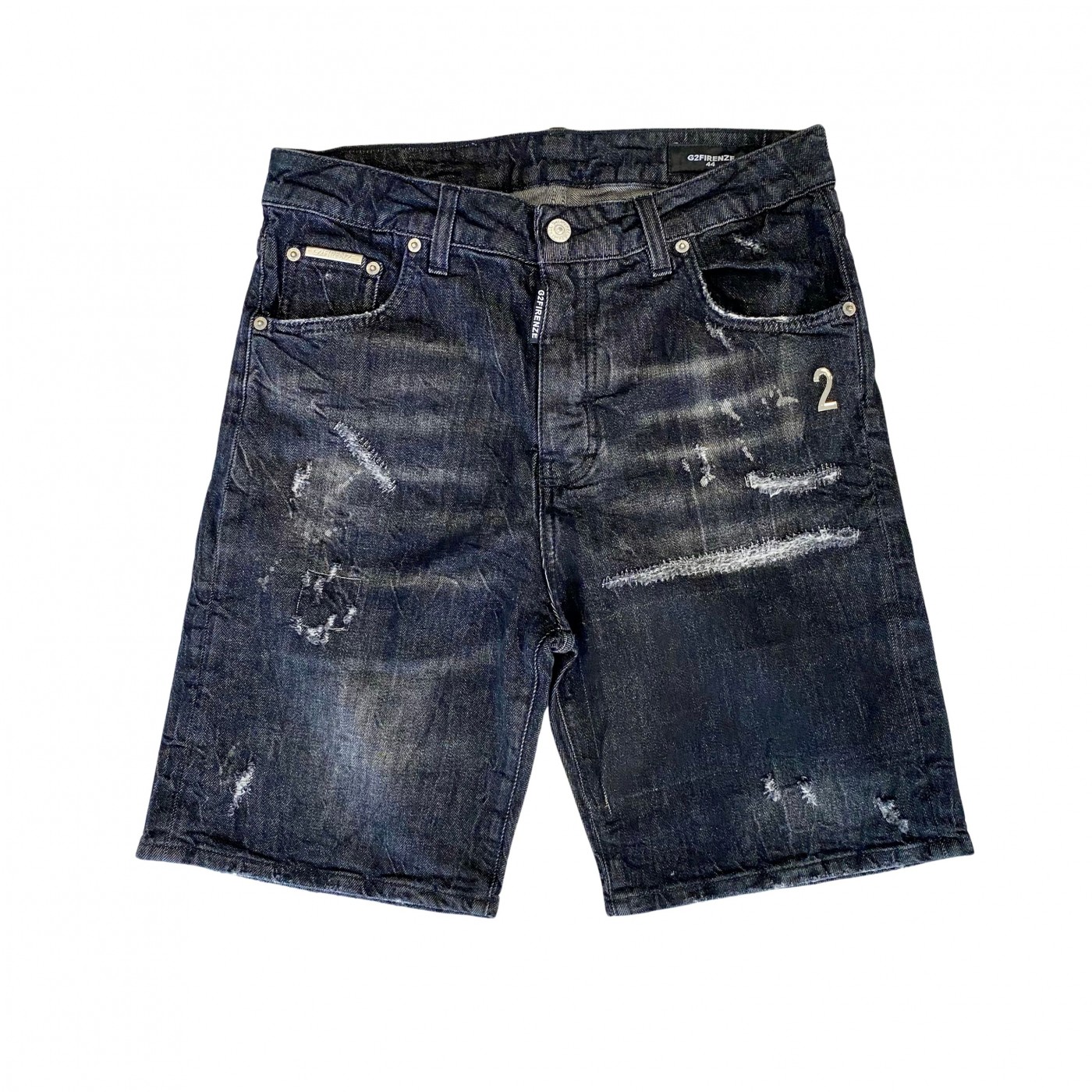 G2Firenze - Bermuda denim Black -Black Inside Black