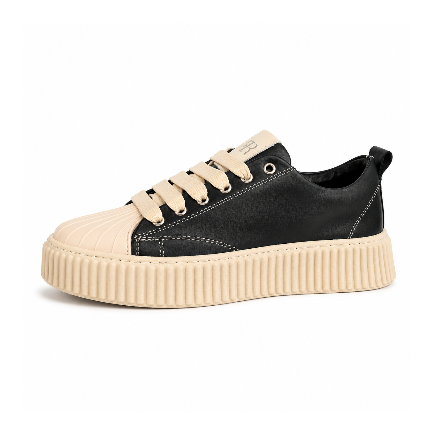 Zapatillas FR500 Francesco Ranieri Black Leather