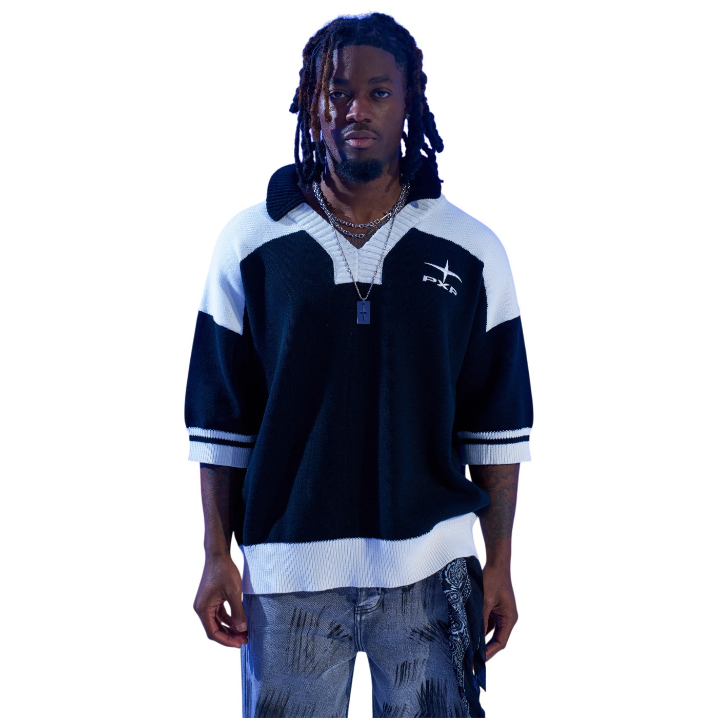 Project X Paris - Polo Negro para Hombre